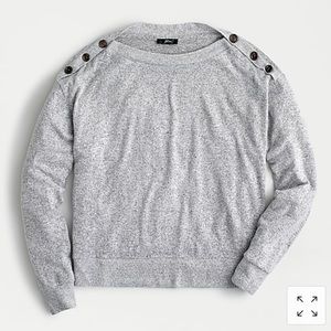 NWOT J. Crew Sweater with button